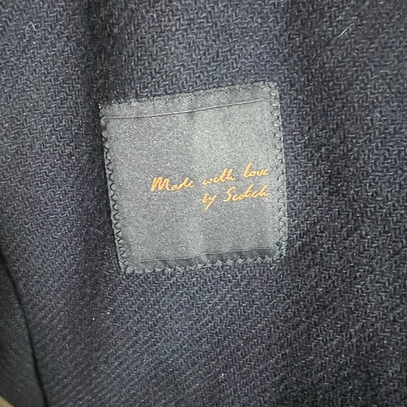 Scotch & Soda Dark Blue Textured Blazer - Picture 8 of 12